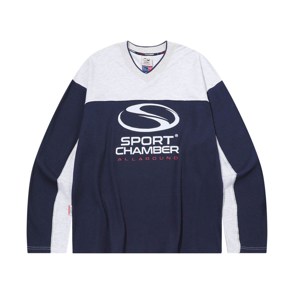 SCBES1LTU01NV SPORT CHAMBER SC Block Symbol T-Shirt Navy