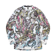 Supreme x The North Face Base Layer L/S Top Multicolor Dragon - 22FW