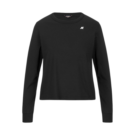 Y246EWT193 K-WAY Nenan Js Peach T-Shirt Black