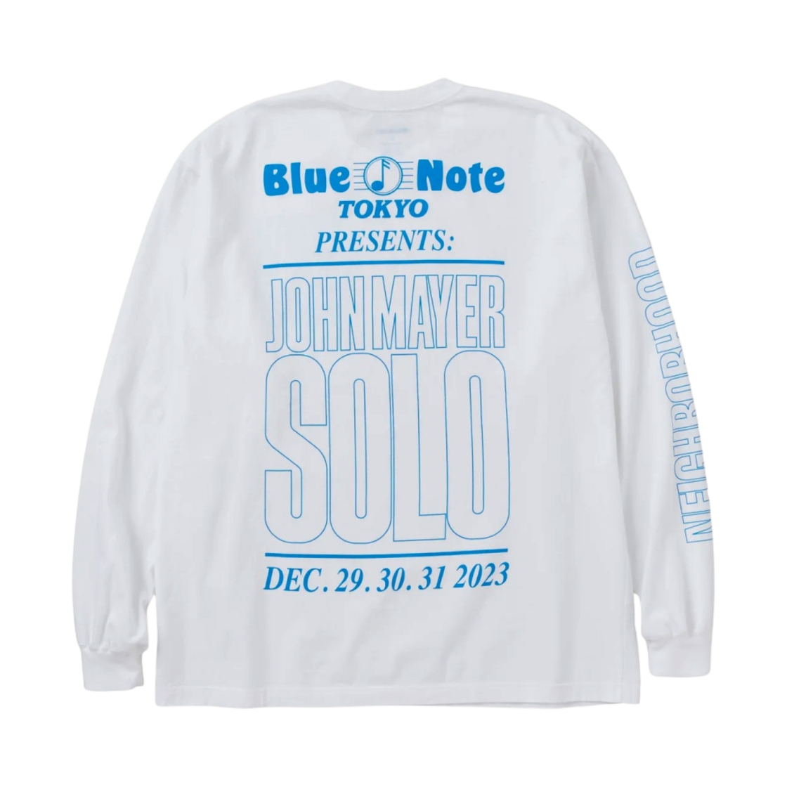 232PCNH-LT06S Neighborhood x John Mayer LS T-Shirt White