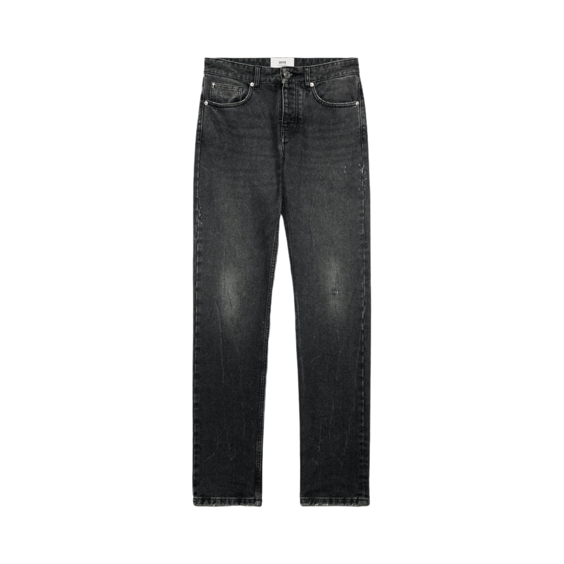 HTR001-DE0018-031 AMI Classic Fit Jeans Used Black