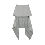 OJOS Multipanel Pleats Skirt Warm Grey