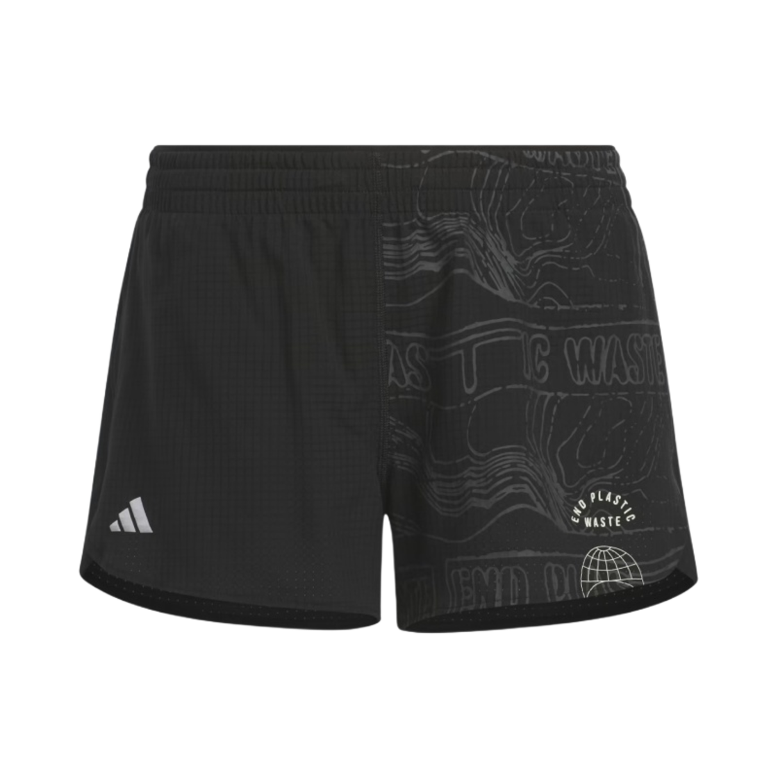 HZ6010 (W) Adidas Run For The Oceans Shorts Black - US Sizing - 대표 이미지 #1