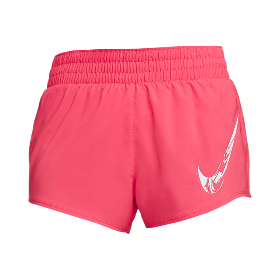 FV6365-629 (W) Nike One Dri-Fit Mid-Rise Brief Lined Graphic Shorts Aster Pink Glacier Blue - Asia