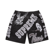 Supreme Varsity Mesh Shorts Black - 25SS