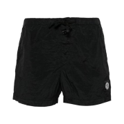 Stone Island B0643 Nylon Metal Swimming Trunk Black - 24SS