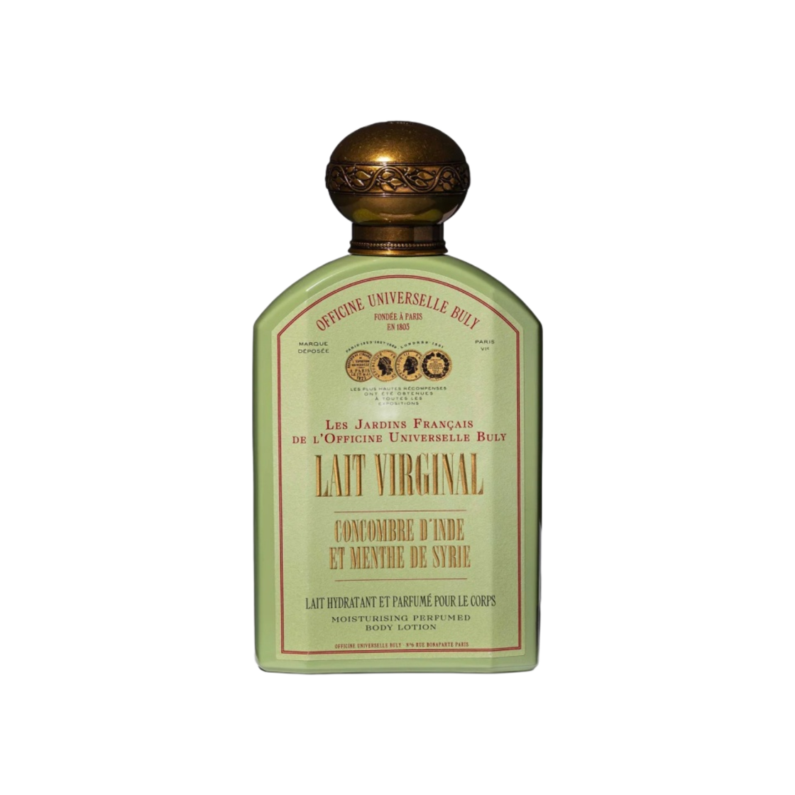 불리 1803 레 비지날 바디 로션 콩콩브르 덴드 에 망트 드 시리 190ml(Buly 1803 Lait Virginal Body Lotion Concombre d’Inde et Menthe de Syrie 190ml)