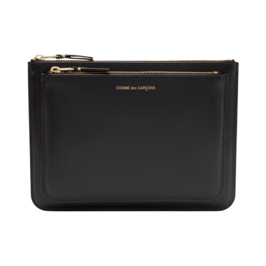 꼼데가르송 SA5100OP 아웃사이드 포켓 라인 지갑 블랙(Comme des Garcons SA5100OP Outside Pocket Line Wallet Black) - 1