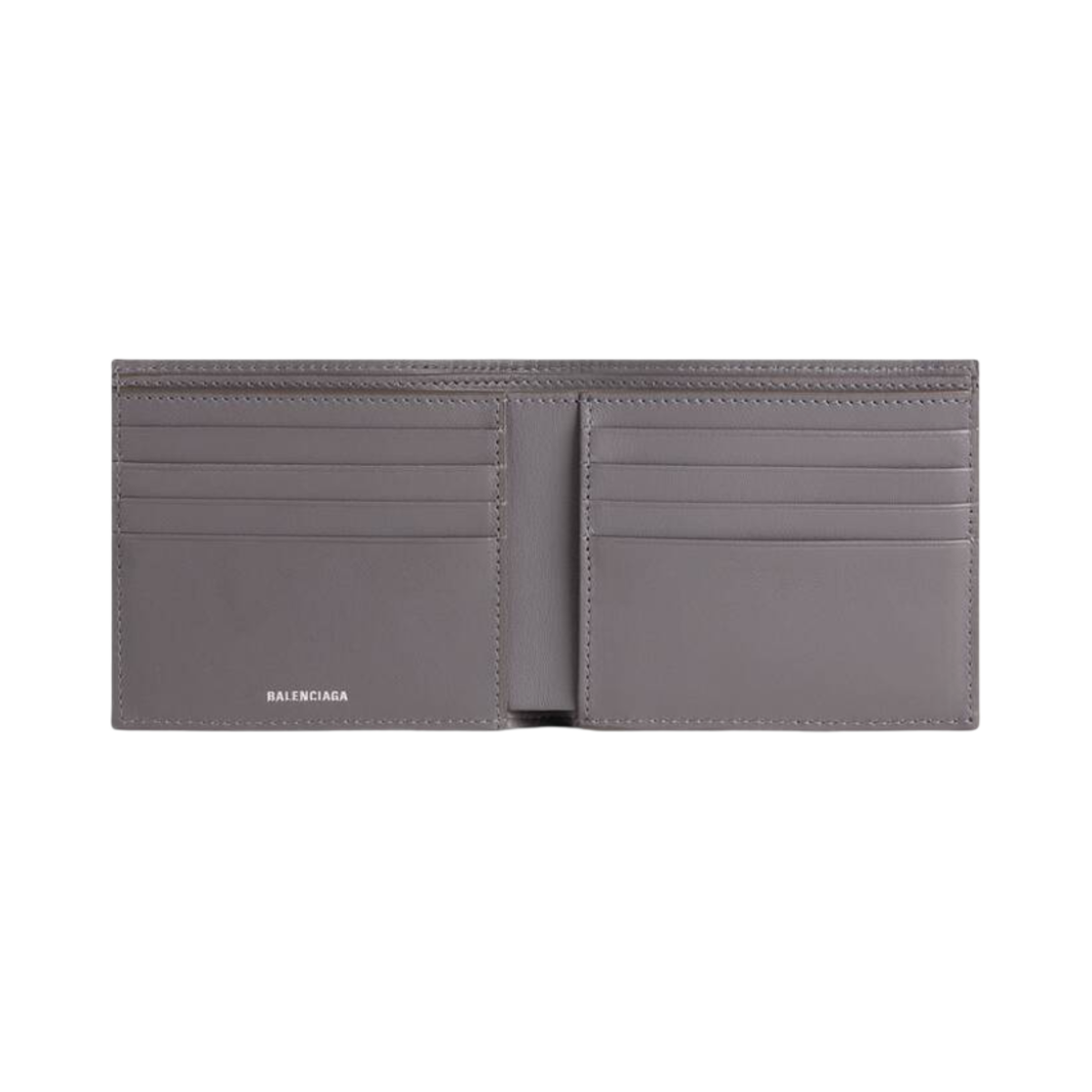 발렌시아가 엠보스 모노그램 스퀘어 반지갑 박스 다크 그레이(Balenciaga Embossed Monogram Square Folded Wallet Box Dark Grey) - 2