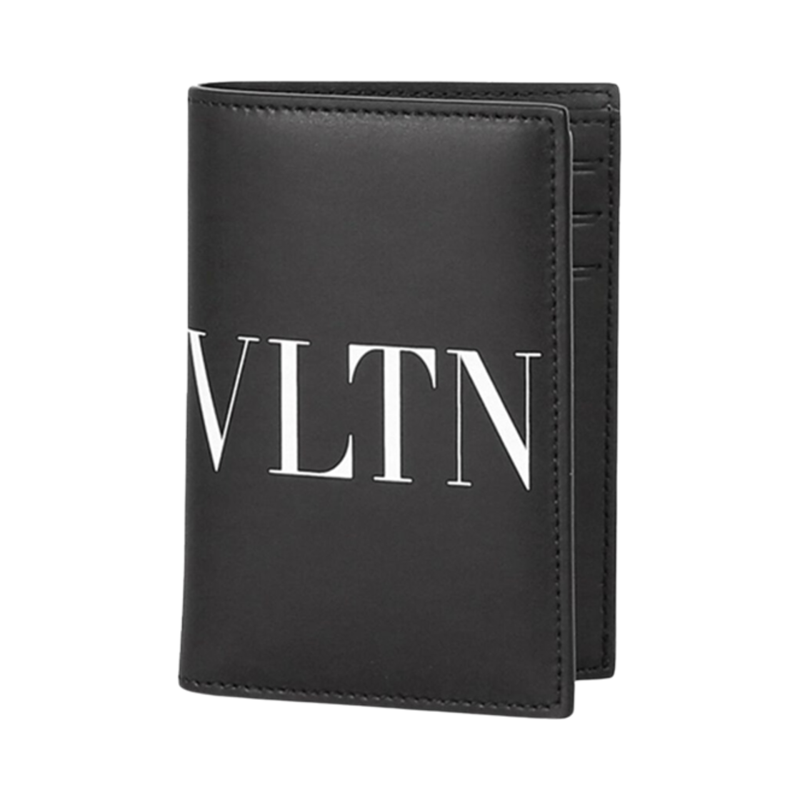 발렌티노 VLTN 로고 시그니쳐 카프스킨 반지갑 블랙(Valentino VLTN Logo Signature Calfskin Bi-Fold Wallet Black)