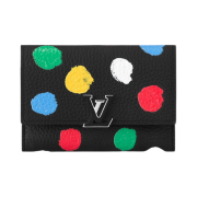 Louis Vuitton x YK Capucines Compact Wallet Black