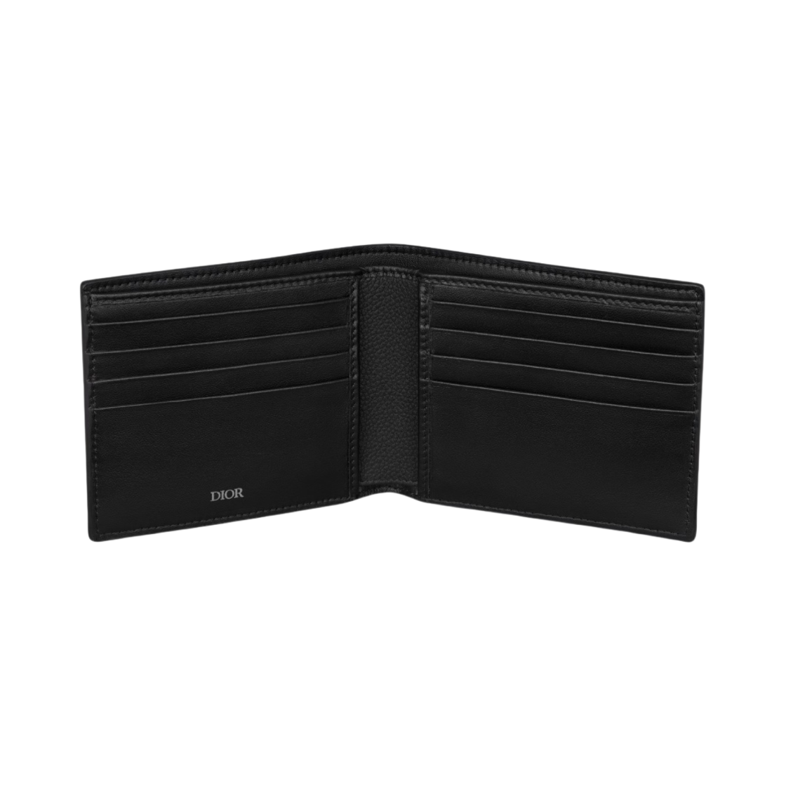 디올 반지갑 디올 그래비티 레더 블랙(Dior Bifold Wallet Dior Gravity Leather Black) - 2