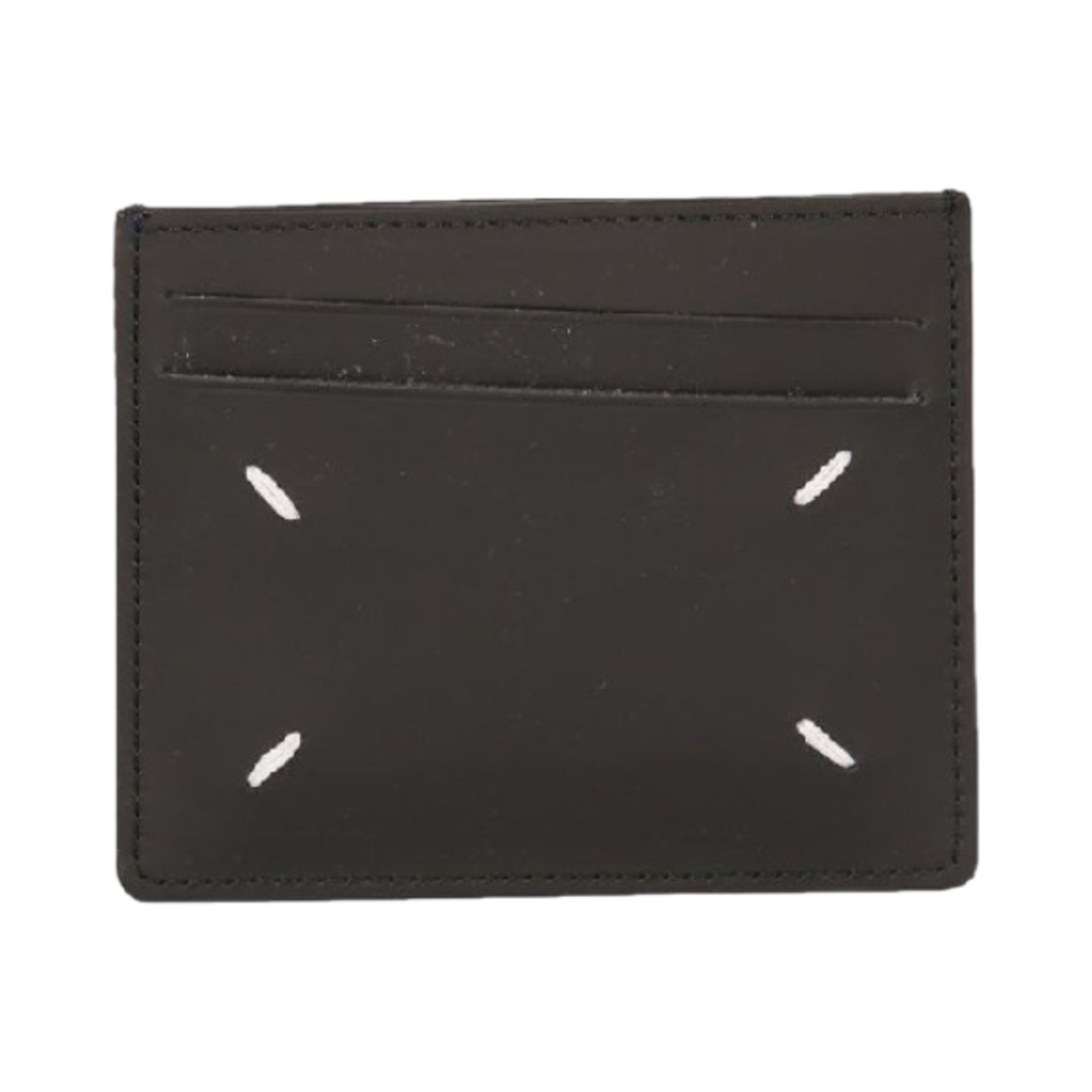 메종 마르지엘라 레더 카드 홀더 블랙 네이비(Maison Margiela Leather Card Holder Black Navy) - 2
