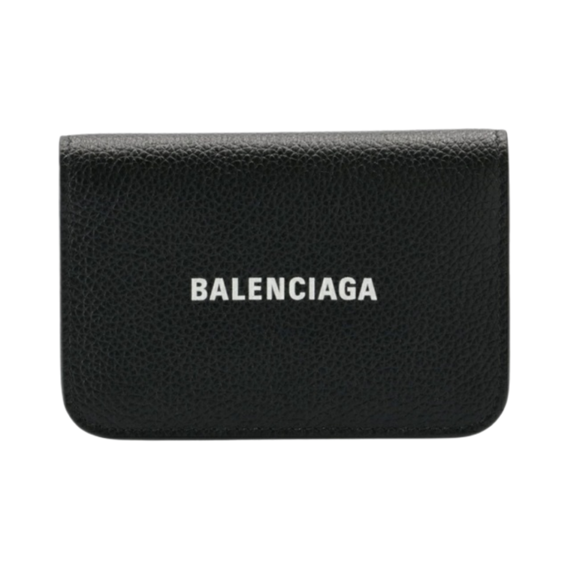 발렌시아가 그레인드 카프스킨 캐쉬 플랩 카드 홀더 블랙(Balenciaga Grained Calfskin Cash Flap Card Holder Black) - 1