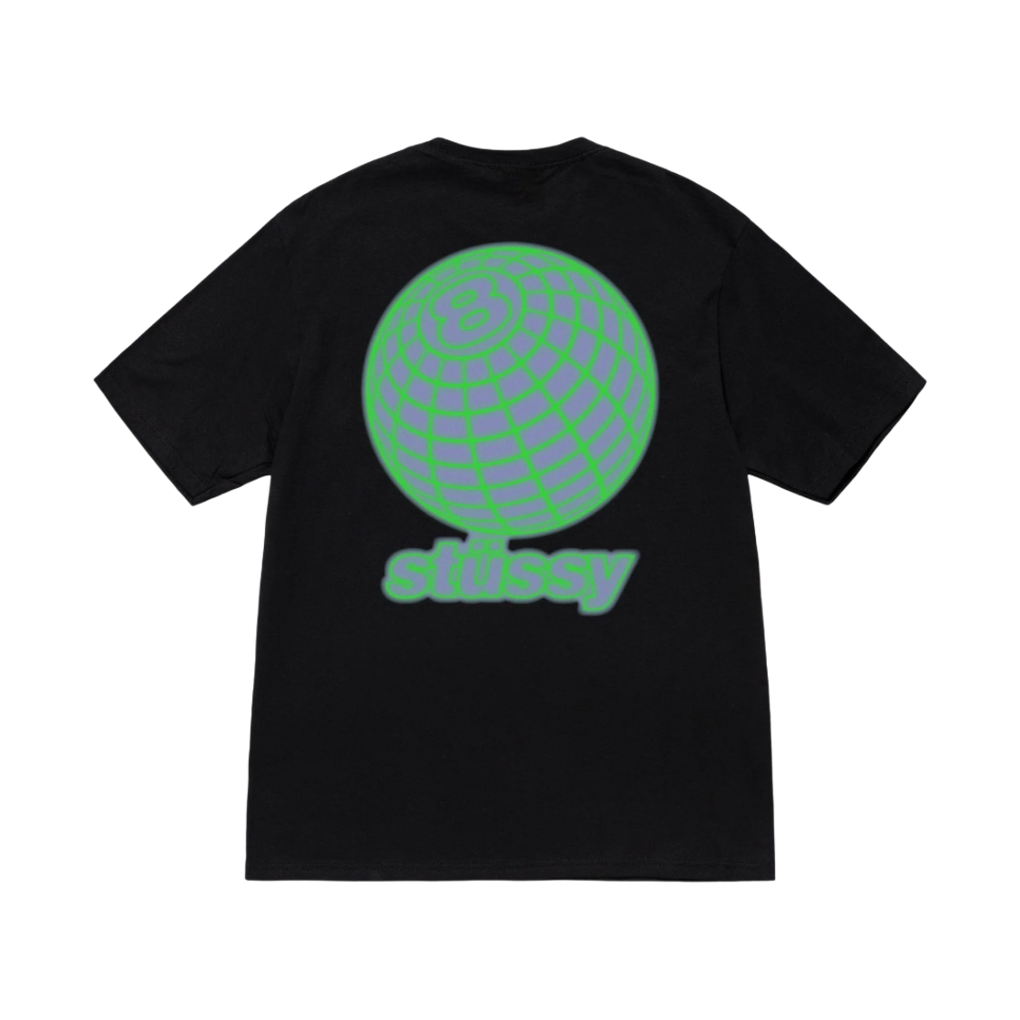 스투시 8 볼 그리드 티셔츠 블랙(Stussy 8 Ball Grid T-Shirt Black)