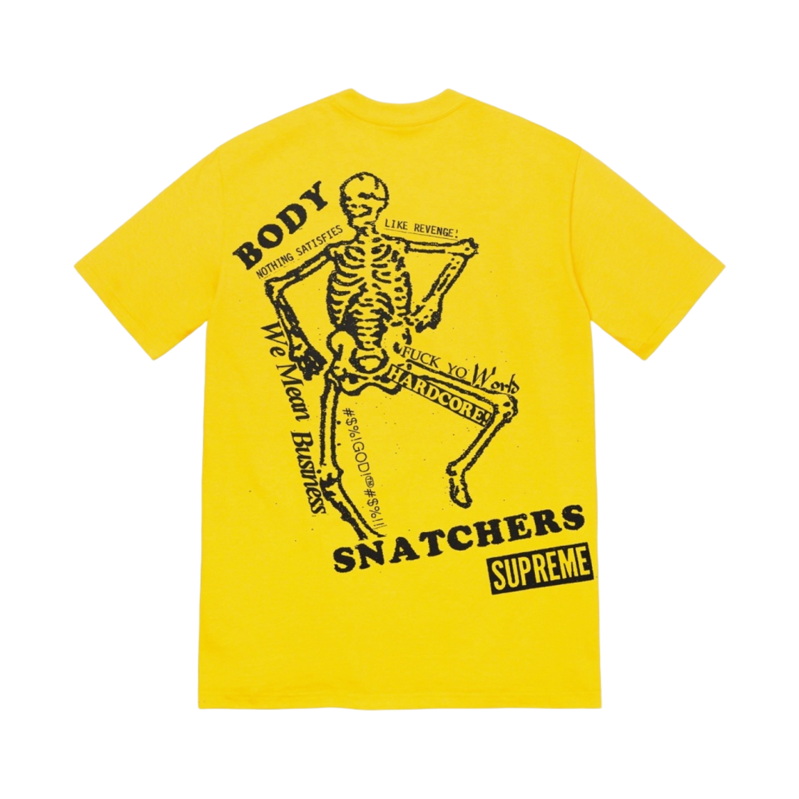 슈프림 바디 스내처스 티셔츠 옐로우 - 23SS(Supreme Body Snatchers T-Shirt Yellow - 23SS) - 1