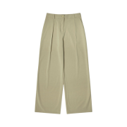 Vanone Atelier P3187 One-tuck Wide Slacks Beige
