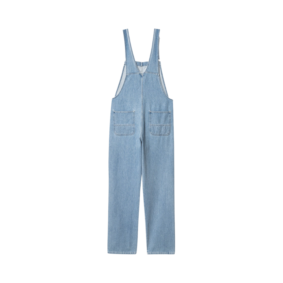 (W) 칼하트 WIP 블루 스톤 블리치드 빕 오버롤 스트레이트 블루 스톤 블리치드((W) Carhartt WIP Blue Stone Bleached Bib Overall Straight Blue Stone Bleached) - 1