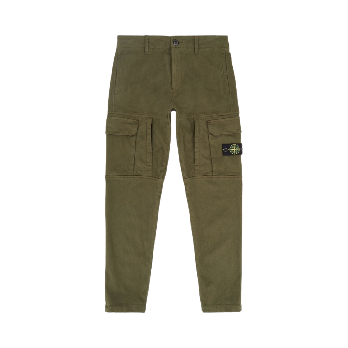 (키즈) 스톤 아일랜드 30214 스트레치 코튼 카고 팬츠 올리브 그린 - 22FW((Kids) Stone Island 30214 Stretch Cotton Cargo Pants Olive Green - 22FW) - 1