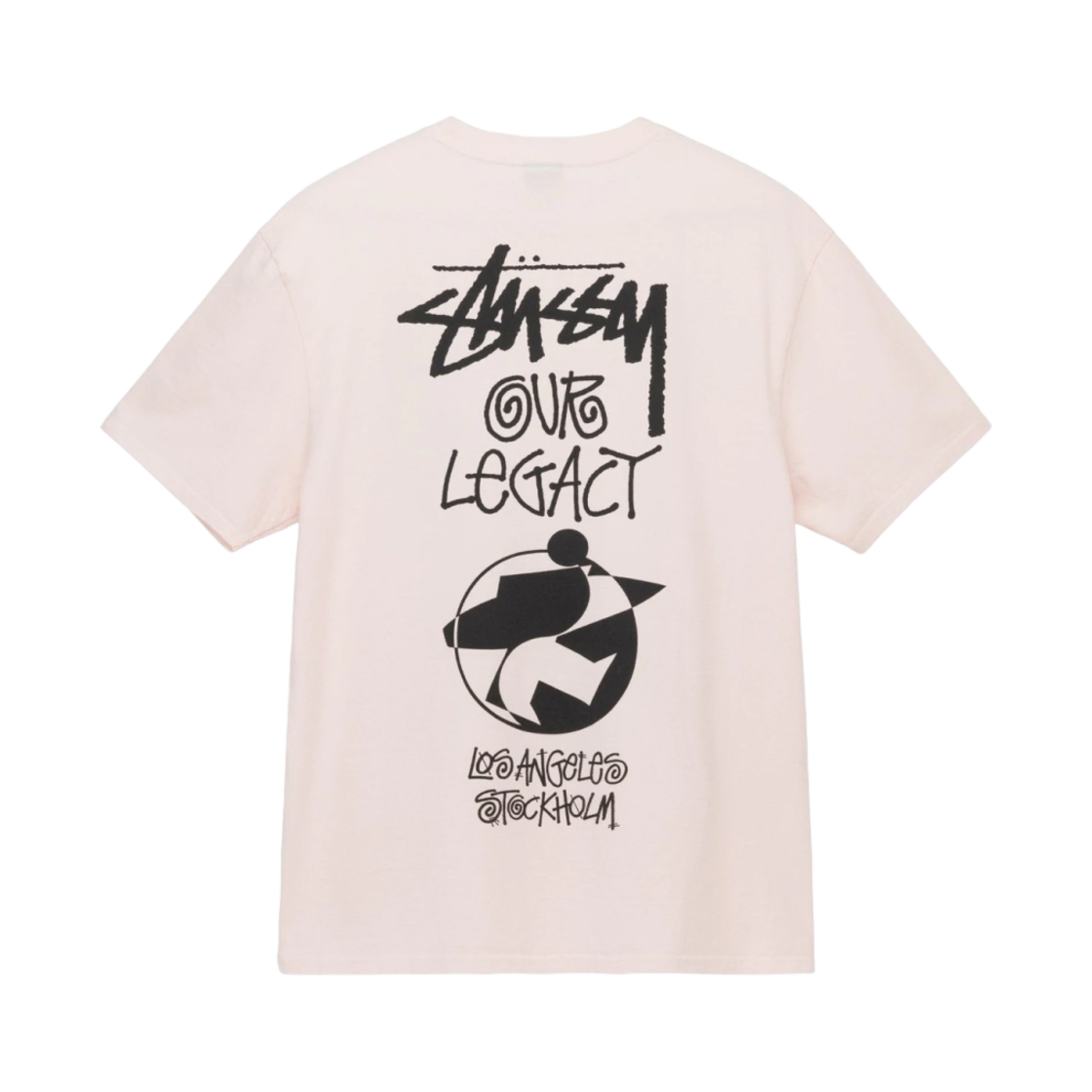 스투시 x 아워레가시 서프맨 2 피그먼트 다이드 티셔츠 핑크(Stussy x Our Legacy Surfman 2 Pigment Dyed T-Shirt Pink)
