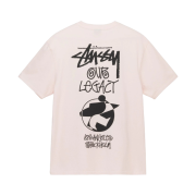 Stussy x Our Legacy Surfman 2 Pigment Dyed T-Shirt Pink