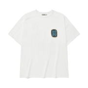 Karactor Fuzzy Half T-shirt Off White