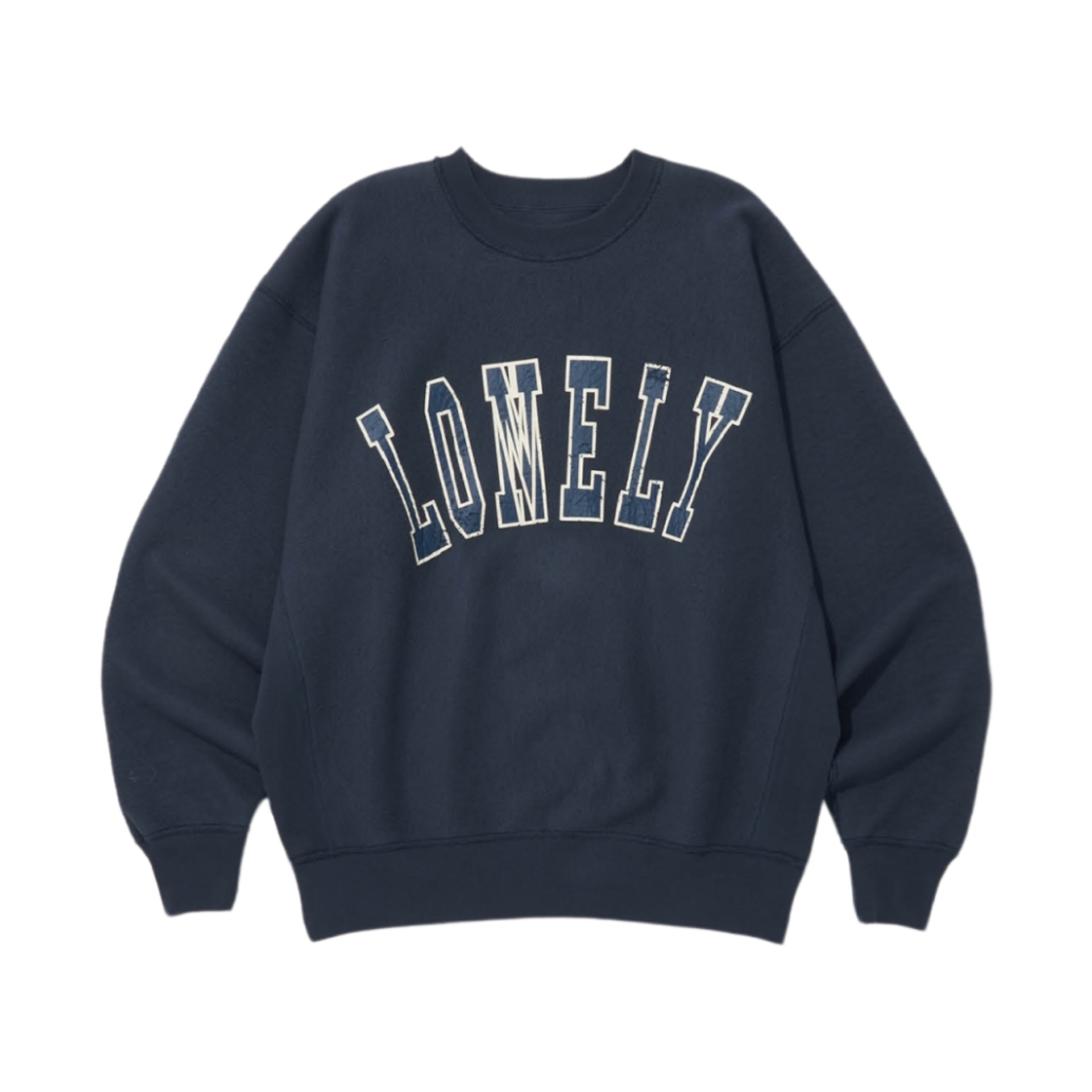 챔피온 x 노앙 리버스 위브 론리 러블리 리버시블 스웨트셔츠 다크 네이비(Champion x NOHANT Reverse Weave Lonely Lovely Reversible Sweatshirt Dark Navy)