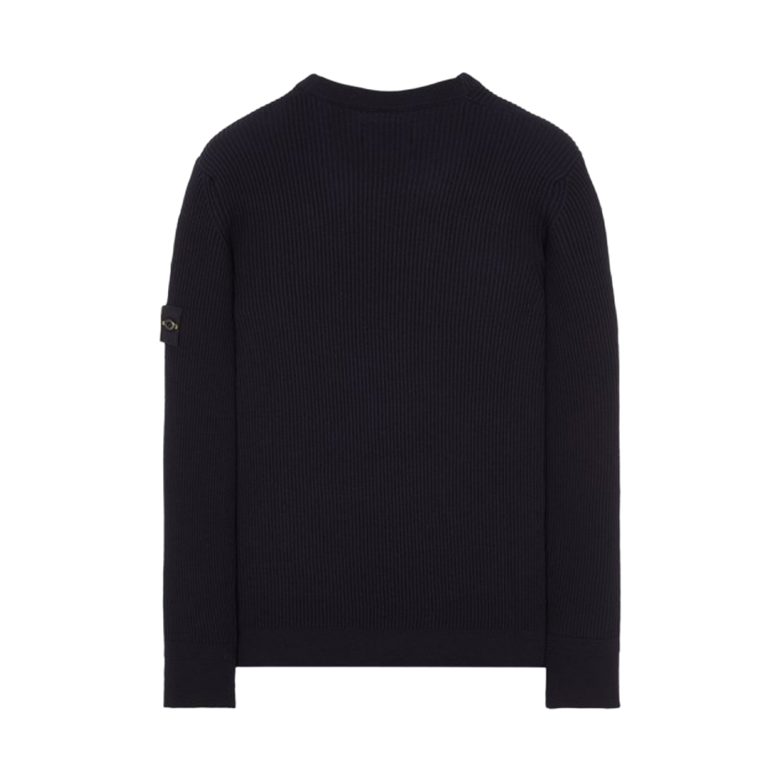 스톤 아일랜 553C2 풀 립 울 크루넥 니트 네이비 블루 - 23FW(Stone Island 553C2 Full Rib Wool Crewneck Knit Navy Blue - 23FW) - 2