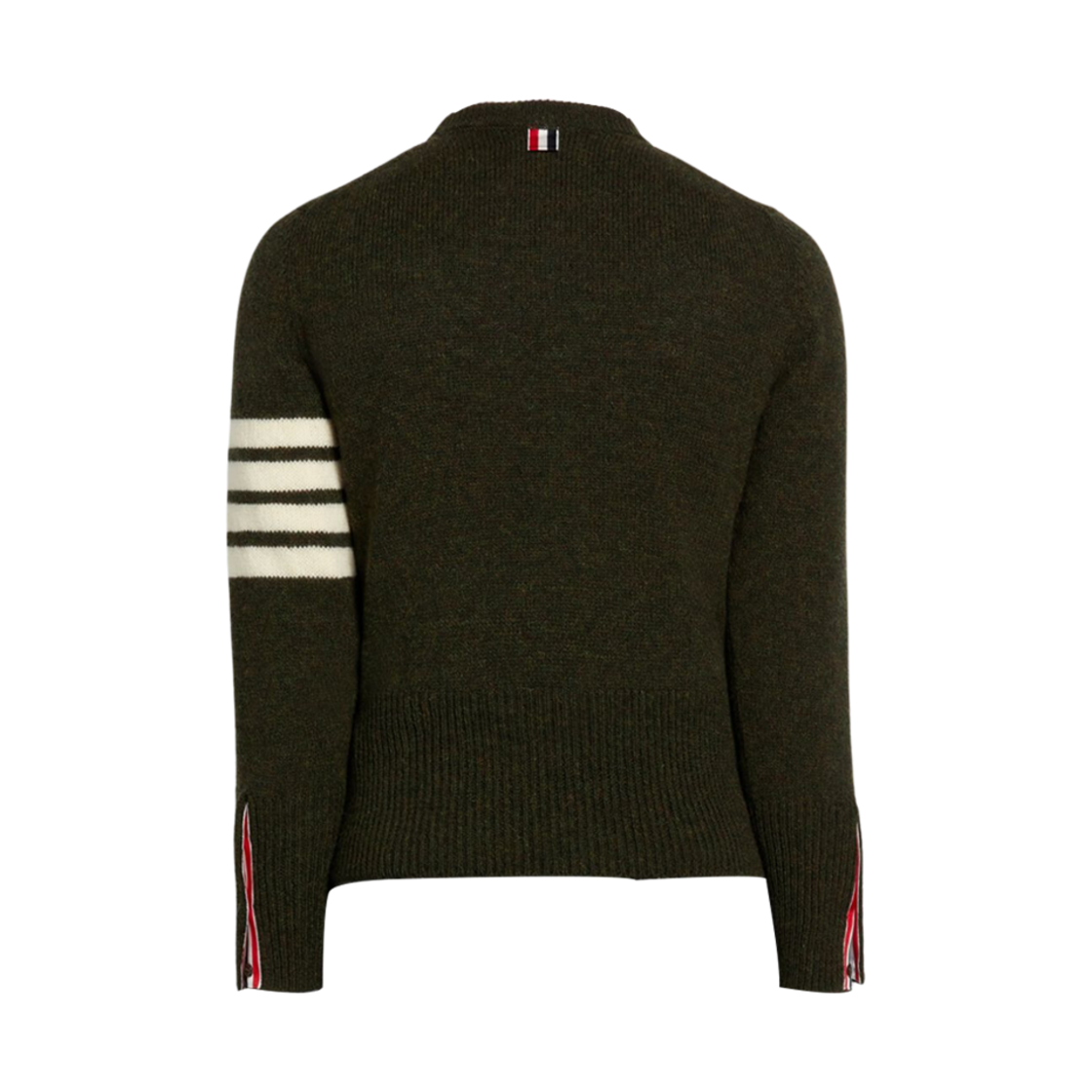 톰브라운 셰틀랜드 사선 클래식 크루넥 풀오버 니트 다크 그린(Thom Browne Shetland 4-Bar Classic Crewneck Pullover Knit Dark Green) - 2