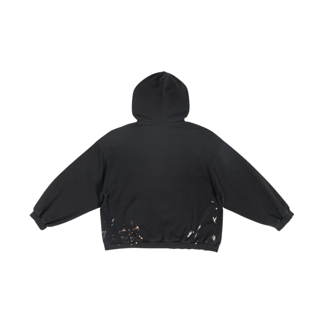 (W) 발렌시아가 90/10 스몰 핏 후드 블랙((W) Balenciaga 90/10 Small Fit Hoodie Black) - 2