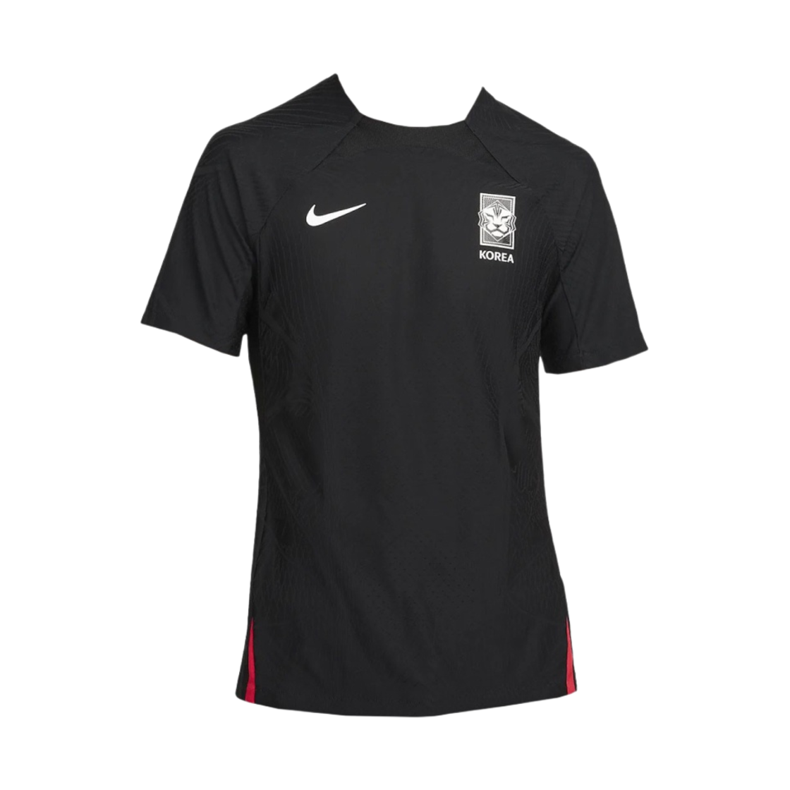 나이키 코리아 스트라이크 엘리트 사커 숏슬리브 탑 블랙 글로벌 레드(Nike Korea Strike Elite Soccer Short Sleeve Top Black Global Red)