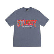 Stussy Burly Threads Pigment Dyed T-Shirt Indigo