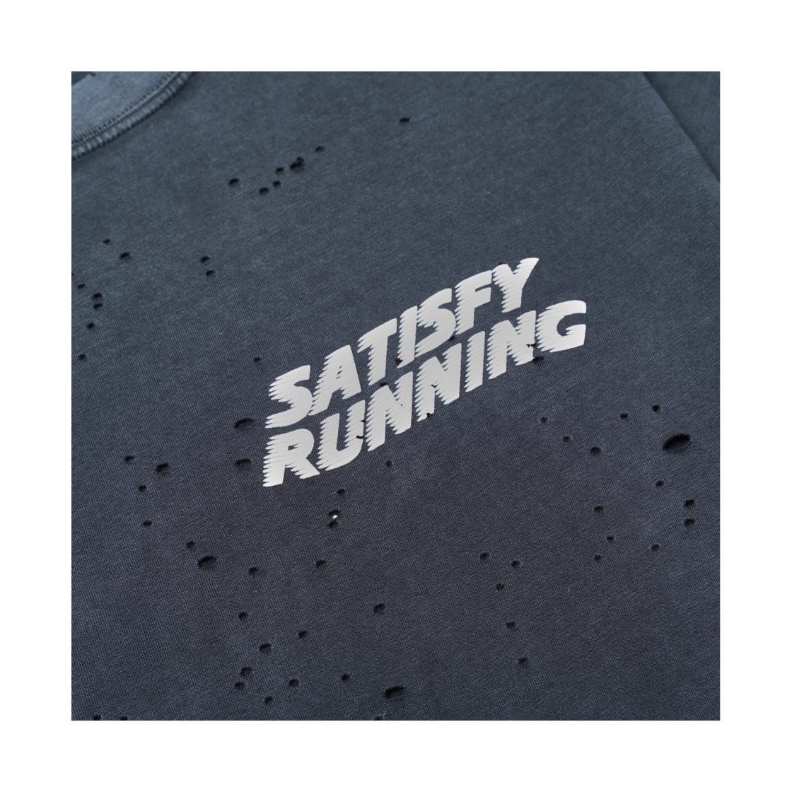 새티스파이 모스테크 티셔츠 스톤 블랙(Satisfy Mothtech T-Shirt Stone Black) - 3