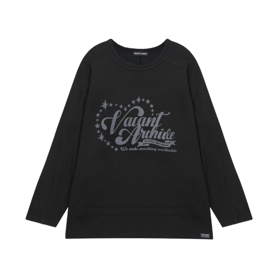 베이컨트 아카이브 맨 포든 럭비 롱슬리브 티셔츠 블랙(Vacant Archive Men Foden Rugby Long Sleeve T-Shirt Black)