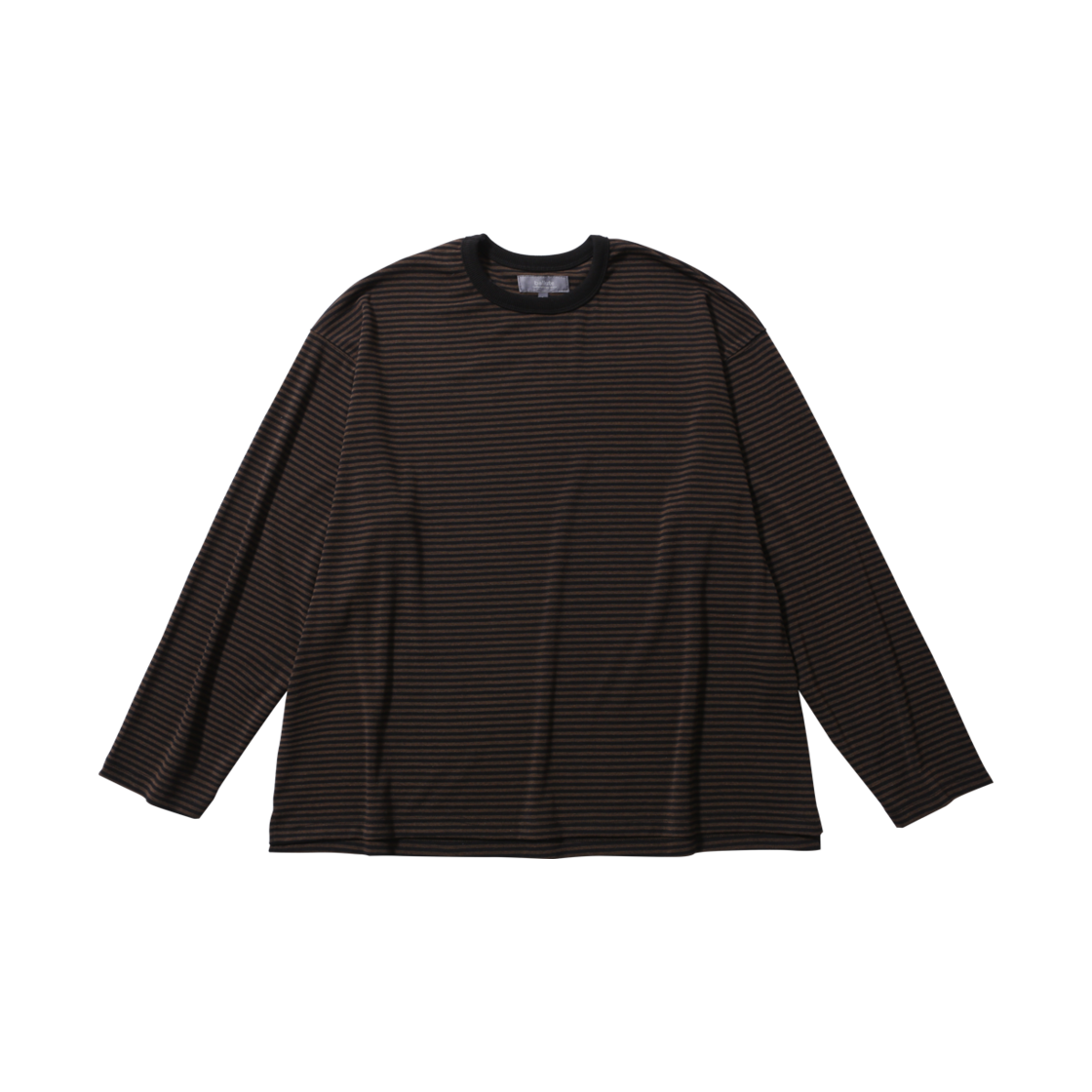 발루트 더스티 스트라이프 롱슬리브 블랙 브라운