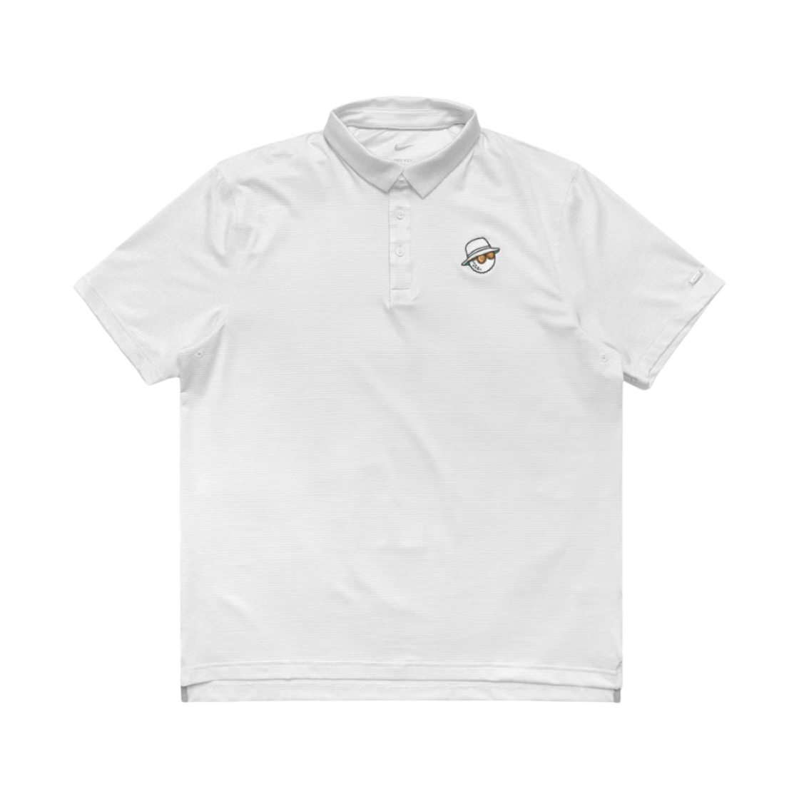 말본 골프 x 나이키 플레이어 CTRL 스트라이프 폴로 화이트(Malbon Golf x Nike Player CTRL Stripe Polo White)
