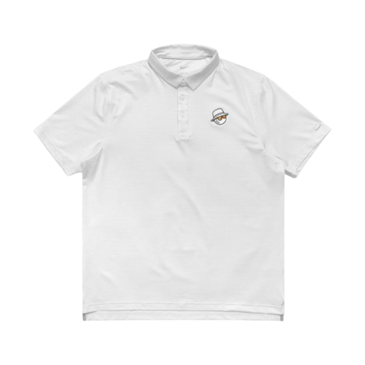 - Malbon Golf x Nike Player CTRL Stripe Polo White