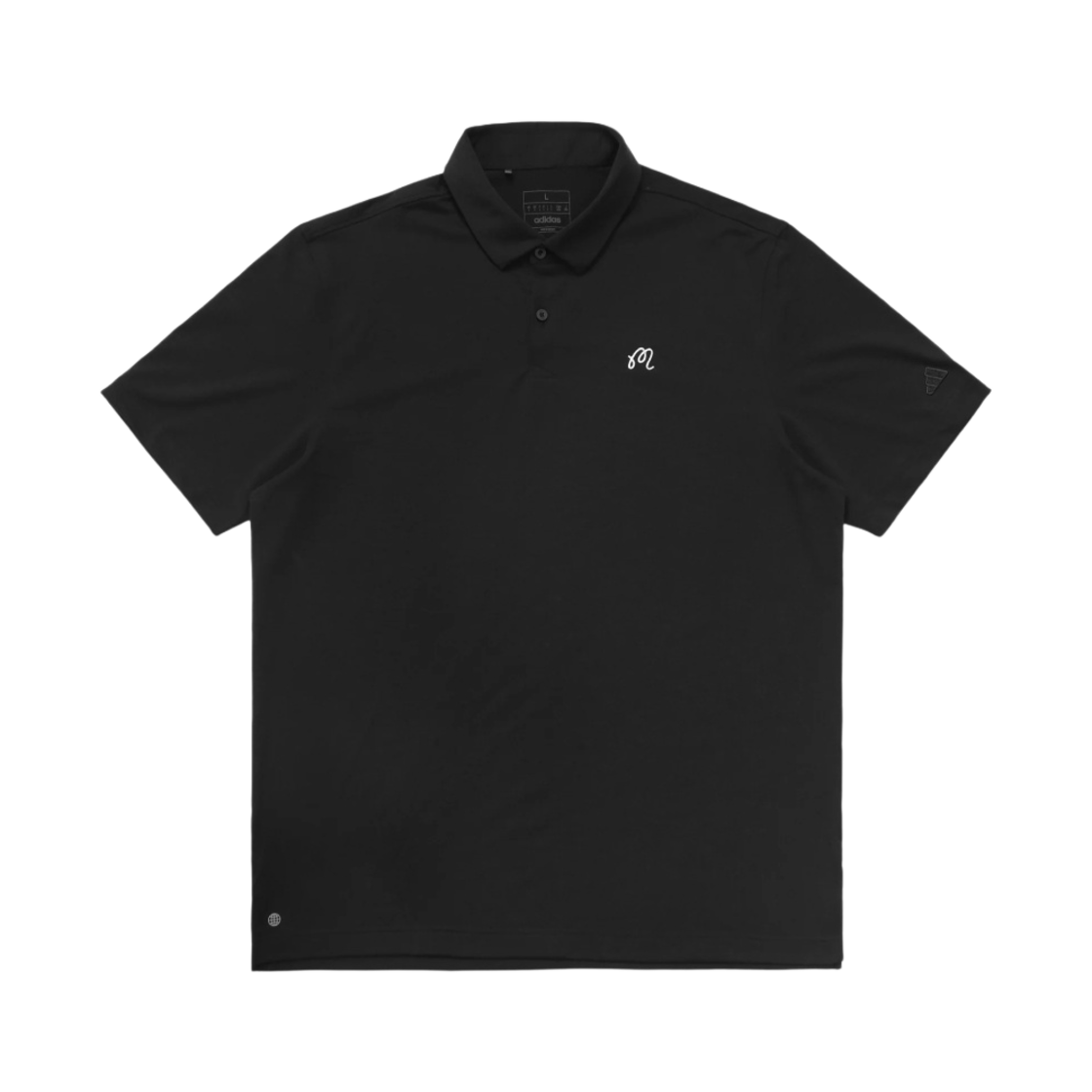 말본 골프 x 아디다스 고 투 폴로 블랙(Malbon Golf x Adidas Go-To Polo Black) - 1