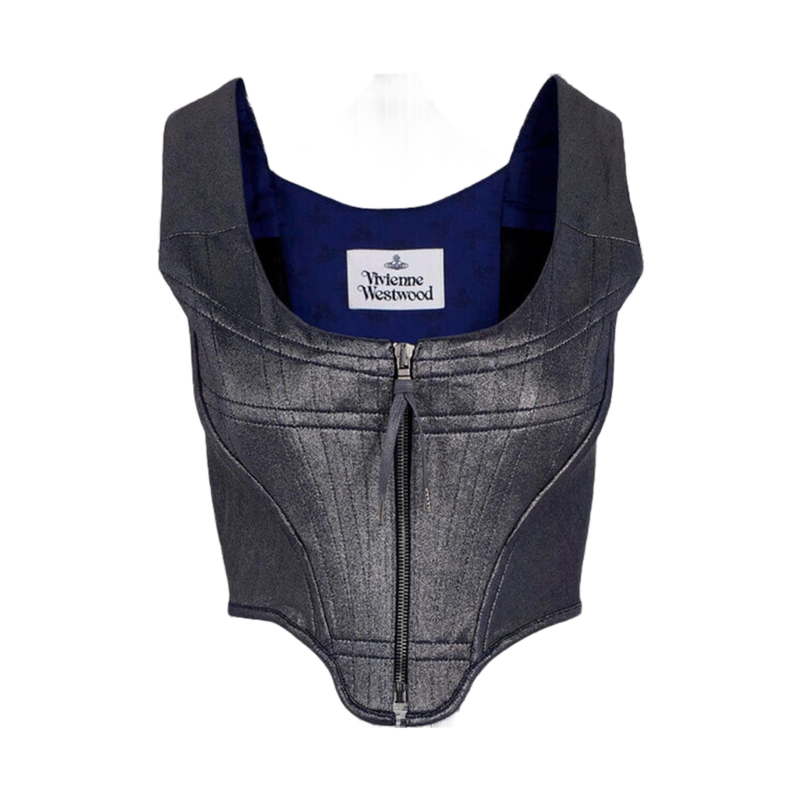 (W) 비비안 웨스트우드 포트레이트 코르셋 실버((W) Vivienne Westwood Portrait Corset Silver) - 1