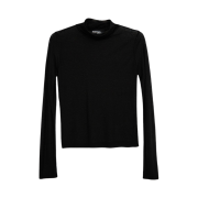 Saenginstudios Wool Turtleneck Top Black