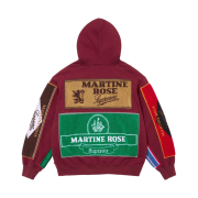 Supreme x Martine Rose Towel Zip Up Hooded Sweatshirt Cardinal - 24FW