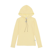 Sculptor E-String Crinkle Hoodie Lemon
