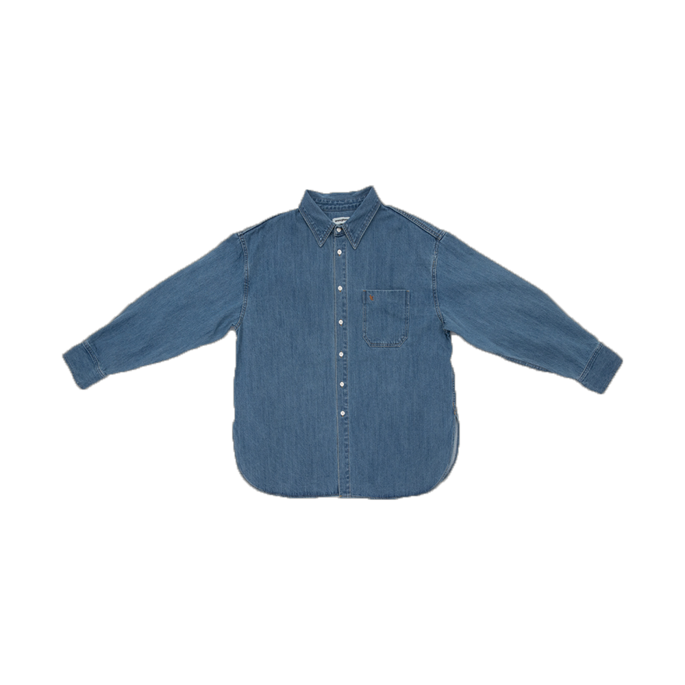EO2303WSH02BLU EnoughOne Standard Denim Shirt Women Blue