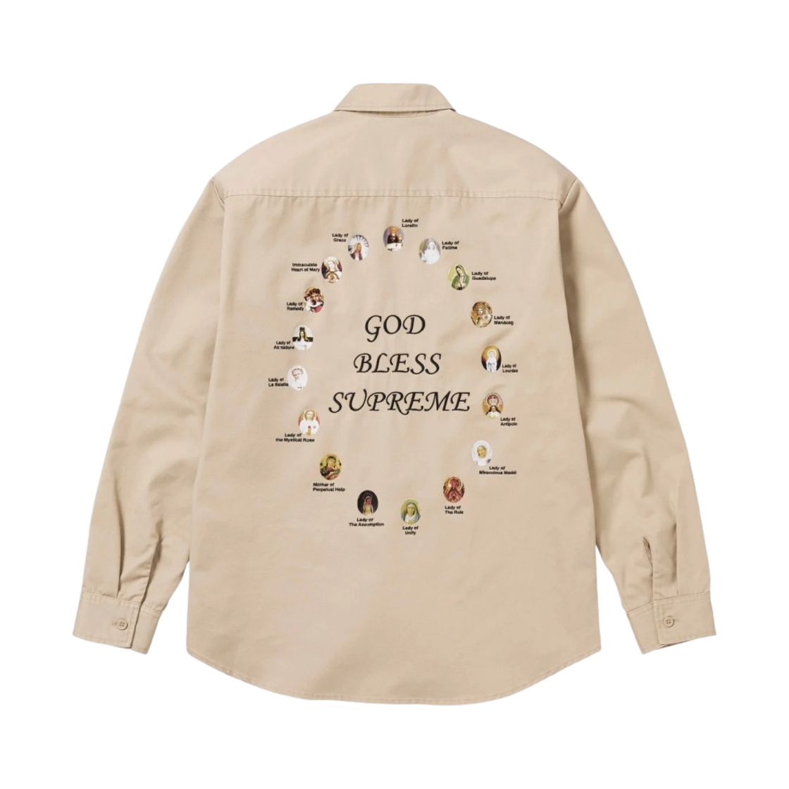 슈프림 아워 레이디 워크 셔츠 카키 - 24SS