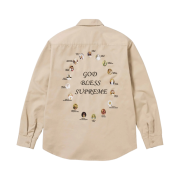 Supreme Our Lady Work Shirt Khaki - 24SS