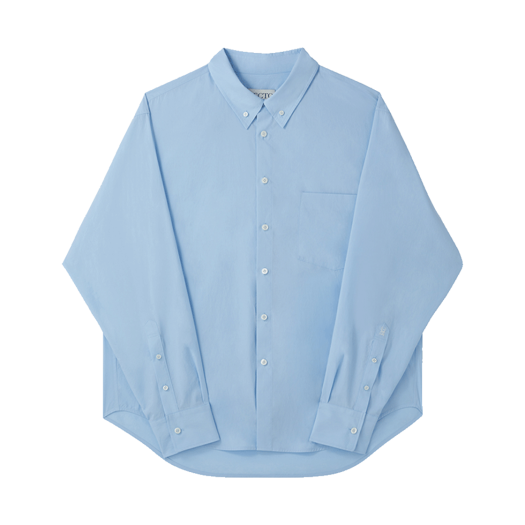 RM25SWST005SU Recto Mens Buttons Down Collar Classic Shirt Sky Blue