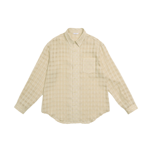 2502MLSBG STU Comfortable Check Shirt Beige