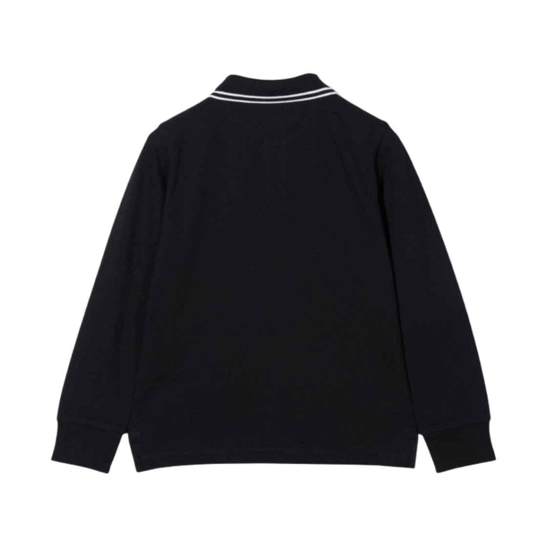 (키즈) 스톤 아일랜드 20748 롱슬리브 스트레치 코튼 피케 폴로 셔츠 블랙 - 22FW((Kids) Stone Island 20748 Long Sleeve Stretch Cotton Pique Polo Shirt Black - 22FW) - 2