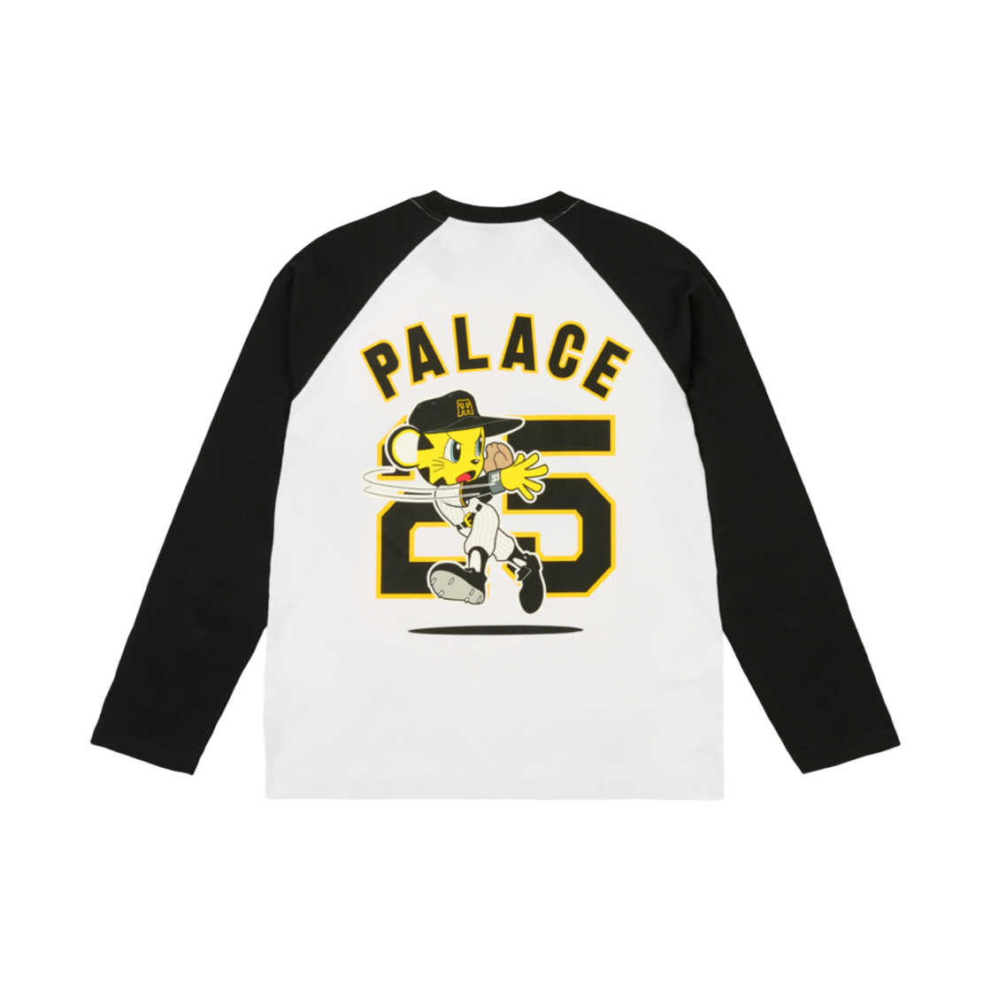 팔라스 한신 타이거즈 래글런 롱슬리브 티셔츠 블랙 화이트 - 25SS