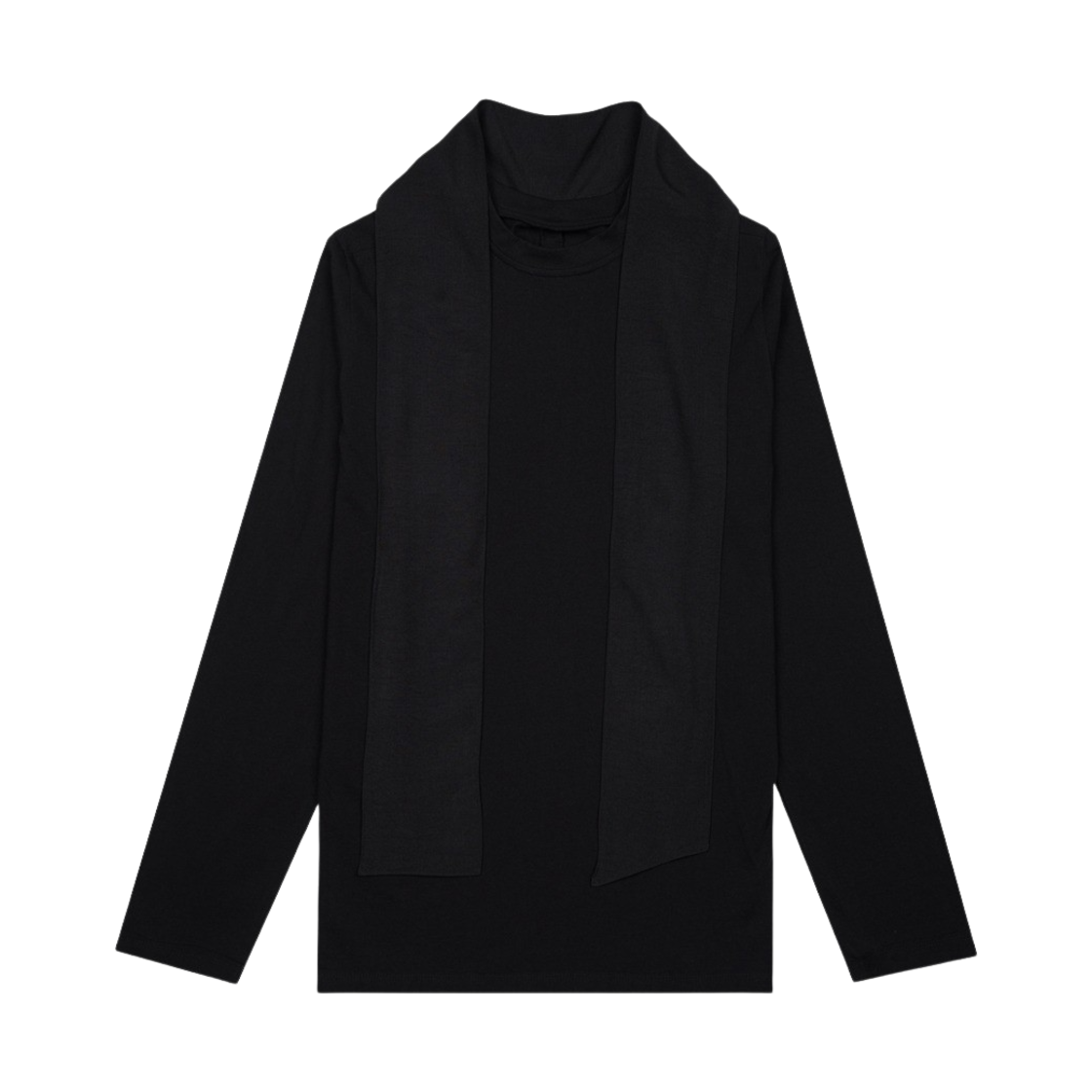 에크라손 스카프 롱슬리브 블랙(Ecrzn Scarf Long Sleeve Black)